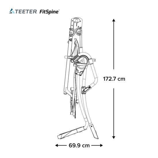 Inversijas galds TEETER FitSpine LX9 Inversijas galds TEETER FitSpine LX9