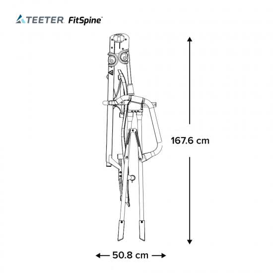 Inversijas tabula TEETER FitSpine X3