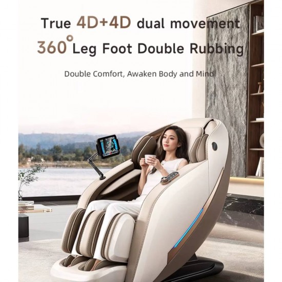 Masažinė kėdė JARE Aura Amber Brown su Zero Gravity ir viso kūno masažu