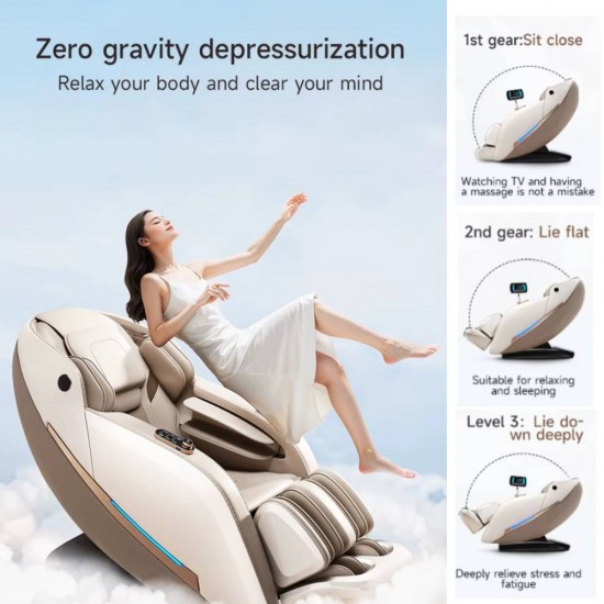 Masažinė kėdė JARE Aura Amber Brown su Zero Gravity ir viso kūno masažu