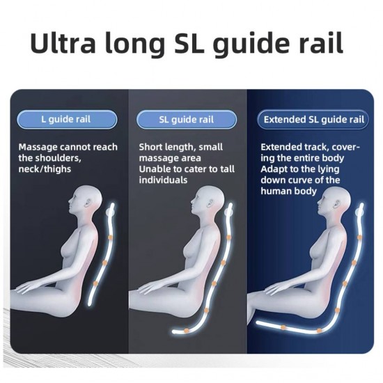 Masažinis krėslas JARE Deluxe Zero Gravity – 4D išmanusis masažo mechanizmas