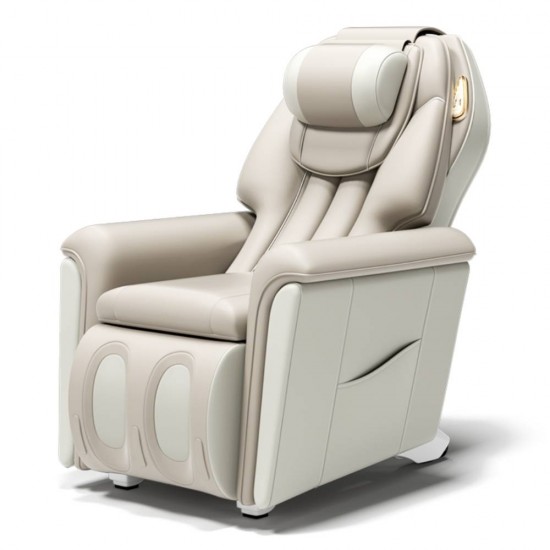 Masažinis krėslas JARE EasyRelax 999-9 – 4D Zero Gravity, Champagne Beige