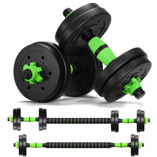 Keičiamo Svorio Hantelių ir Štangos Komplektas, 20 kg BR020