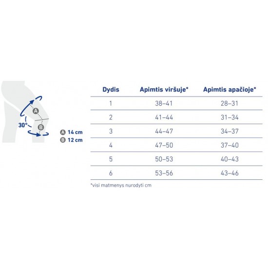 Kelio įtvaras GenuTrain A3 kairė