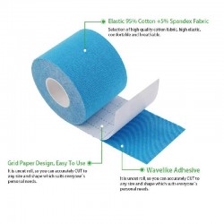 Kineziologinis Teipas AUPCON, Baltos Spalvos, 5 cm 5 m.