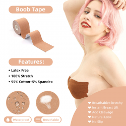 Breast Shaping Tape Latex Free 7.5cm 5m. Size D