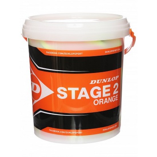 Lauko teniso kamuoliukai DUNLOP STAGE 2 60 vnt.