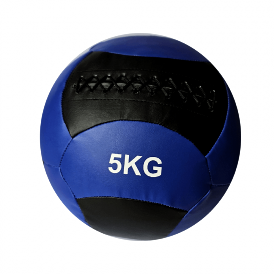 Ādas svara treniņbumba THOMS Wall Ball 5kg.