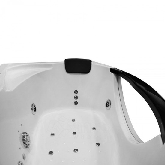 Masažinė Vonia AMO-0024 Dešinė Vienvietė 169x90 cm.