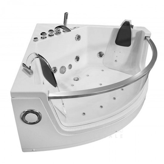 Masažinė Vonia AMO-0053 Juoda 140x140 cm.