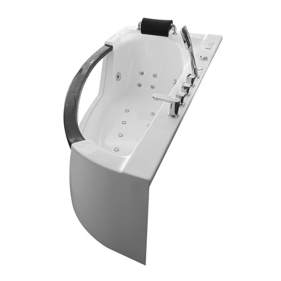 Masažinė Vonia AMO-0076 Vienvietė Kairė 170x85x59cm