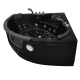 Masažinė Vonia AMO-1004 Turbo+ Juoda Dvivietė 152x152x56 cm.