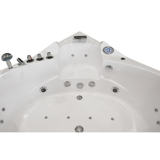 Masažinė Vonia AMO-10632 Balta 152x152 cm.