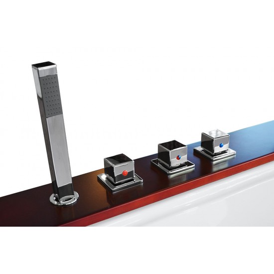 Masažinė Vonia AMO-1666 Dvivietė 180x150 cm.