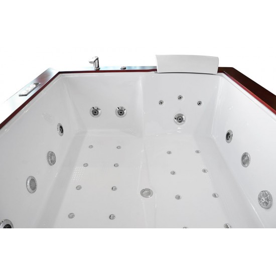 Masažinė Vonia AMO-1666 Dvivietė 180x150 cm.