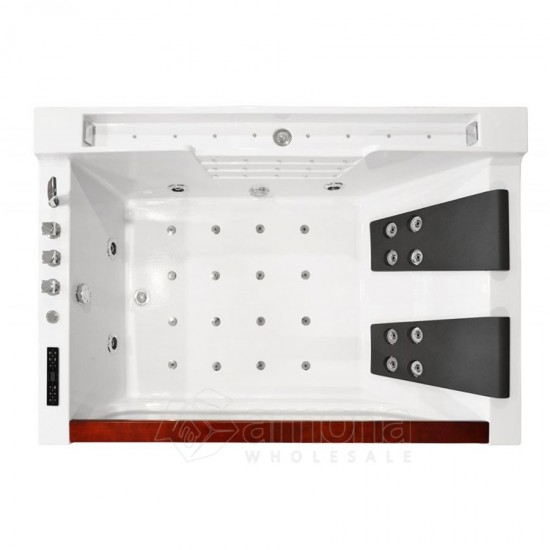 Masažinė Vonia AMO-8010 Dvivietė 180x120 cm.