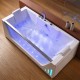 Masažinė vonia AMUE Bella su hidromasažu ir Bluetooth sistema, 170x80x60 cm