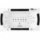 Masažinė vonia AMUE Lurevia Black su hidromasažu, LED apšvietimu ir Bluetooth audio sistema, 190 × 90 × 70 cm