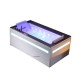 Masažinė vonia AMUE Marble Black, 180x100x73 cm