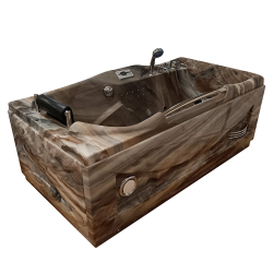 Masažinė Vonia AMUS-1050 Kairė 23 174x88 cm.