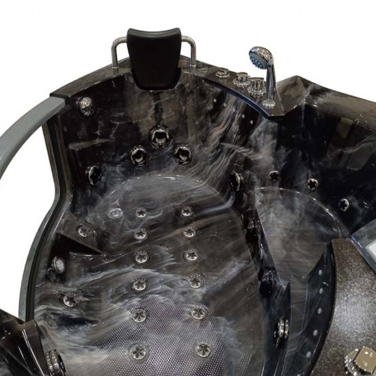 Masažinė vonia AMUS-1060-25 dvivietė, 154xc154 cm.