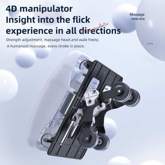 Masažinis krėslas JARE PearlComfort Q8, Pearl Silver