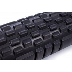 Masažinis jogos pilateso putų volelis Grid Roller, juodas