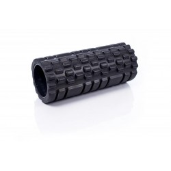 Masažinis jogos pilateso putų volelis Grid Roller, juodas