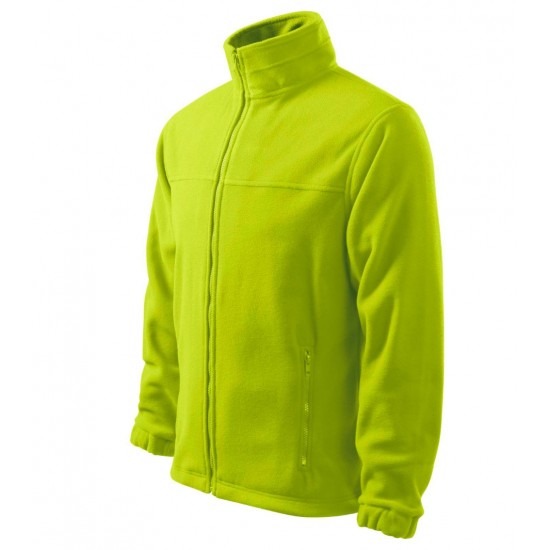 Vyriškas Flisinis Džemperis RIMECK Jacket 501, lime punch 280 g/m²