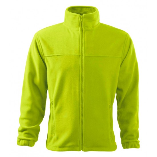 Vyriškas Flisinis Džemperis RIMECK Jacket 501, lime punch 280 g/m²