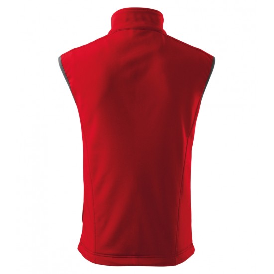 Vīriešu softshell veste Malfini Vision 517, Red 280 g/m²