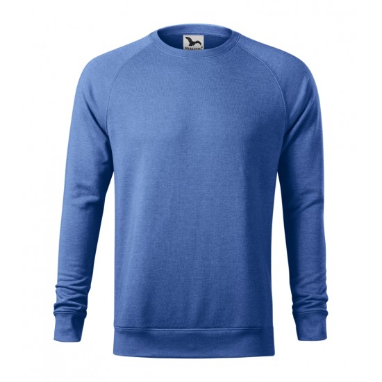 Vyriškas megztinis MALFINI Merger 415 Blue melange, 280 g/m²