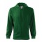 Vyriškas džemperis MALFINI Trendy Zipper 410 Bottle green, 300 g/m²