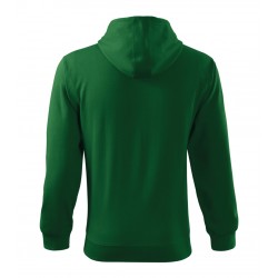 Vyriškas džemperis MALFINI Trendy Zipper 410 Bottle green, 300 g/m²