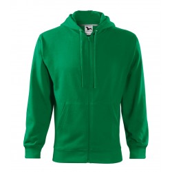 Vyriškas džemperis MALFINI Trendy Zipper 410 Kelly green, 300 g/m²