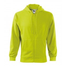 Vyriškas džemperis MALFINI Trendy Zipper 410 Lime punch, 300 g/m²