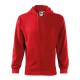 Vyriškas džemperis MALFINI Trendy Zipper 410 Red, 300 g/m²