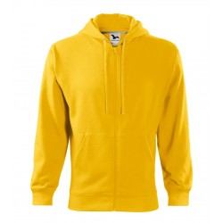 Vyriškas džemperis MALFINI Trendy Zipper 410 Yellow, 300 g/m²