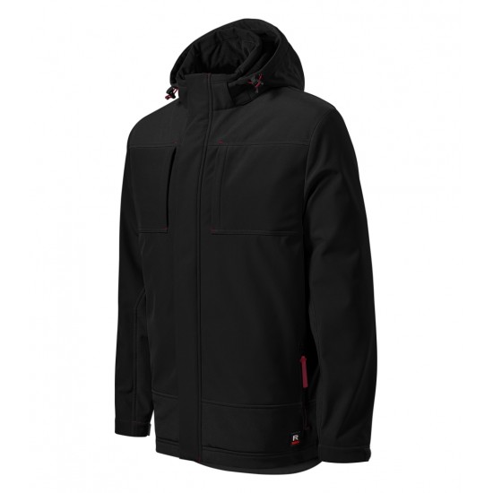 Vyriška žieminė softshell striukė RIMECK Vertex W55 Black (Juoda)