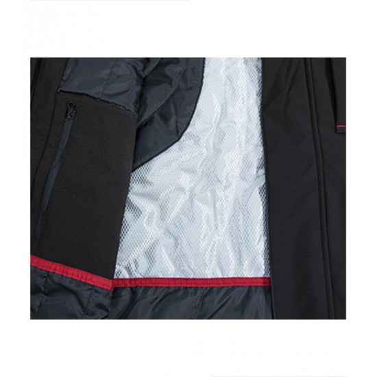 Vyriška žieminė softshell striukė RIMECK Vertex W55 Black (Juoda)