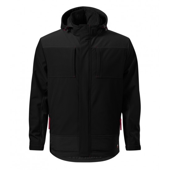 Vyriška žieminė softshell striukė RIMECK Vertex W55 Black (Juoda)