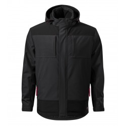Vyriška žieminė softshell striukė RIMECK Vertex W55 Ebony Gray (Pilka)