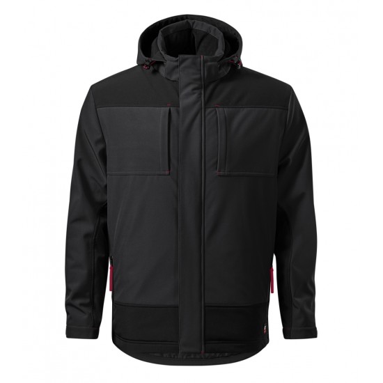 Vyriška žieminė softshell striukė RIMECK Vertex W55 Ebony Gray (Pilka)