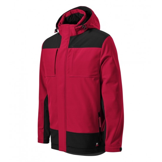 Vyriška žieminė softshell striukė RIMECK Vertex W55 Marlboro Red (Raudona)