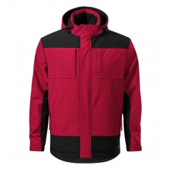 Vyriška žieminė softshell striukė RIMECK Vertex W55 Marlboro Red (Raudona)