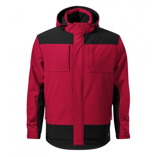 Vyriška žieminė softshell striukė RIMECK Vertex W55 Marlboro Red (Raudona)