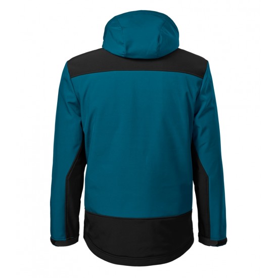 Vyriška žieminė softshell striukė RIMEX Vertex W55 Petrol Blue (Tamsiai mėlyna)