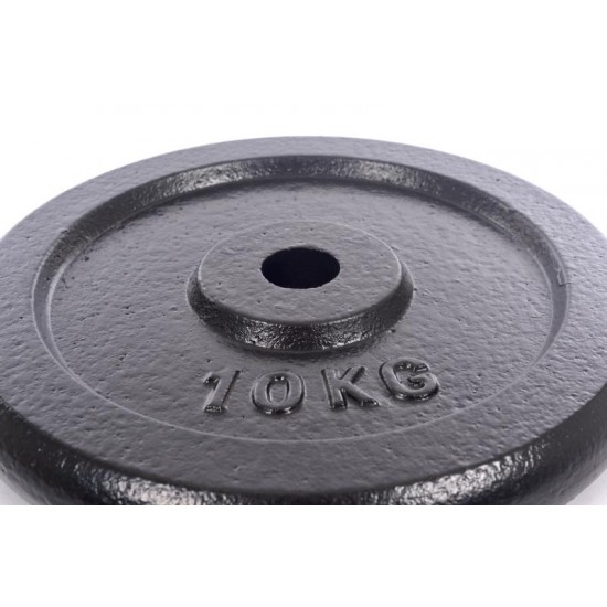 Metalinis diskas štangoms ir hanteliams 10kg (31,5mm)