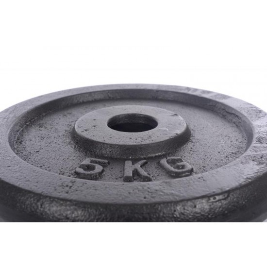 Metalinis diskas štangoms ir hanteliams 5kg (31,5mm)