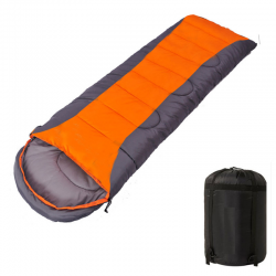 Sleeping bag IMAISEN Orange-grey Double-sided 1300g. 5c -15c